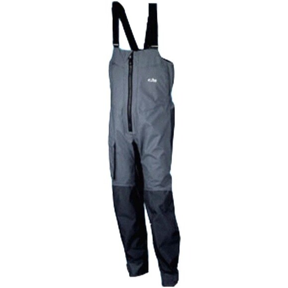 Gill Atlantic Trouser OS4T Sailing Bib Pants Mens sz S Fishing Storm Light Gray - Picture 1 of 16